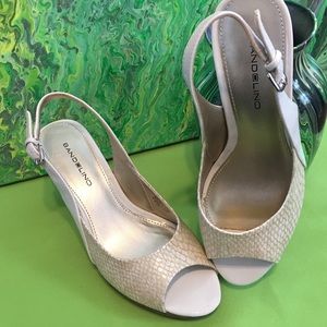 Bandolino Slingback Peep-Toe Heel